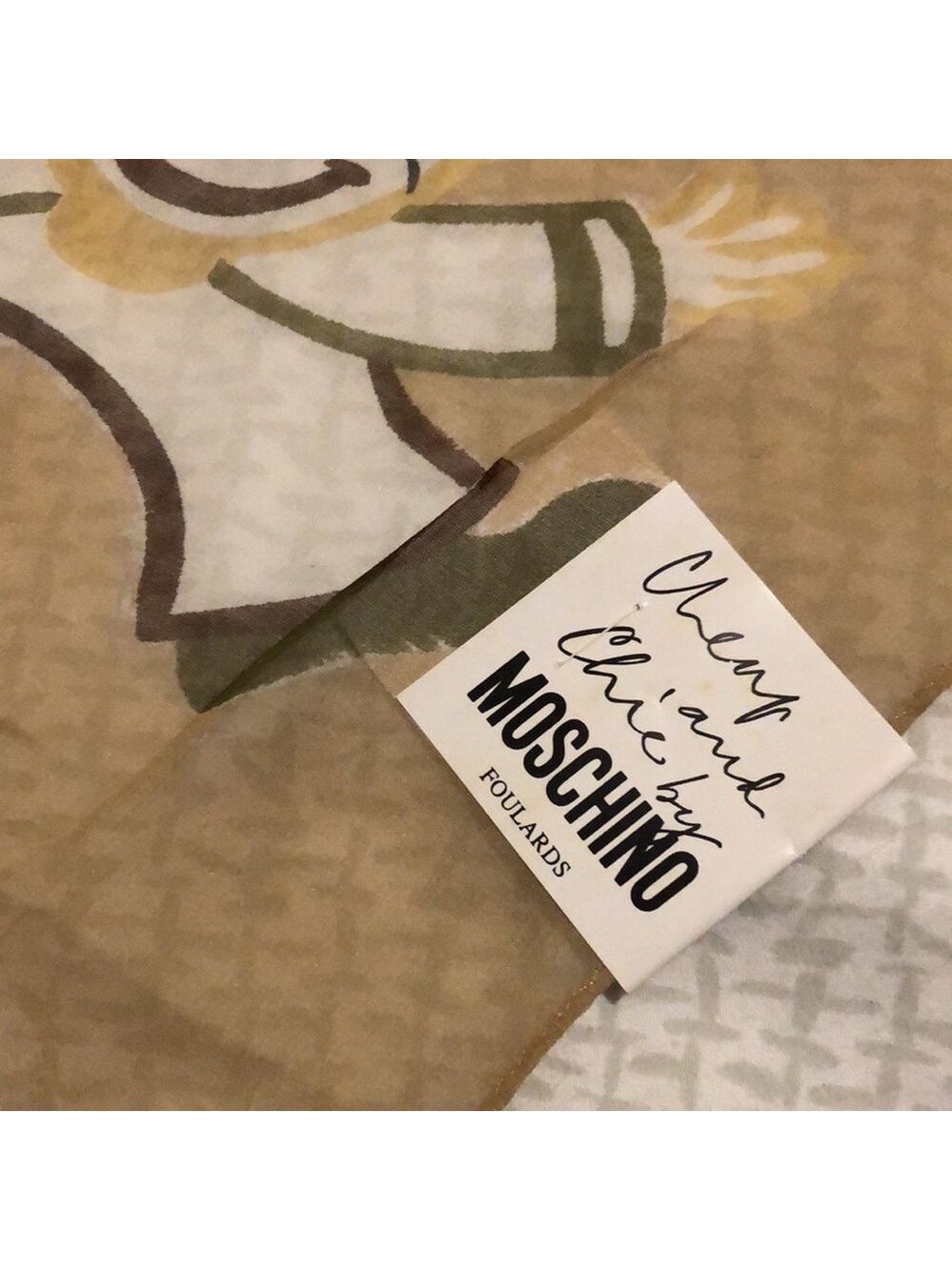 🧣Moschino Cheap and Chic silk scarf 🧣